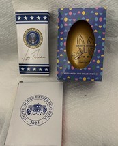 Biden White House 2023 Gold Egg + Crayons + Signed Candy M&amp;M Official Democrat - £31.22 GBP