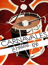 2326.Carnival HAvana 1936 quality Poster.Room Home Interior design wall art - $14.25+