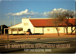 Vtg Postcard U.S. Army Medical Department Museum Fort Sam Houston, Texas - £5.16 GBP
