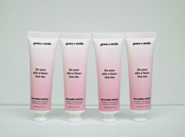 4X Grace &amp; Stella Lavender Lotion Calming &amp; Moisturizing (30 ml each) Sealed - £9.58 GBP