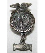 Vintage FFA Future Farmers Of America AGRICULTURAL EDUCTION Pin Handshak... - £11.62 GBP