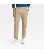 Goodfellow &amp; Co. Men&#39;s Extended Tab Slim Fit Trousers 32X30 Khaki New W ... - €26,29 EUR