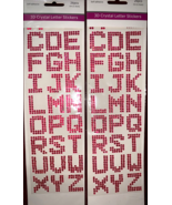 52pc 3D Crystal Letter Stickers - €7,63 EUR