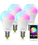 Smart Light Bulbs, Wifi And Bluetooth 5.0, Magiclight A19/E26 Led Color,... - £35.53 GBP
