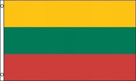 Flag of Lithuania 3x5 ft Lithuanian Country Nation Republic Lietuvos Res... - £14.38 GBP