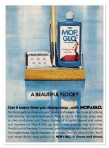 Beacon Mop &amp; Glo Floor Shine Cleaner Vintage 1972 Full-Page Magazine Ad - $9.70