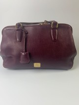 MCM Munchen Handbag Tote Bag K1481 Maroon Hardware Gold - $121.19