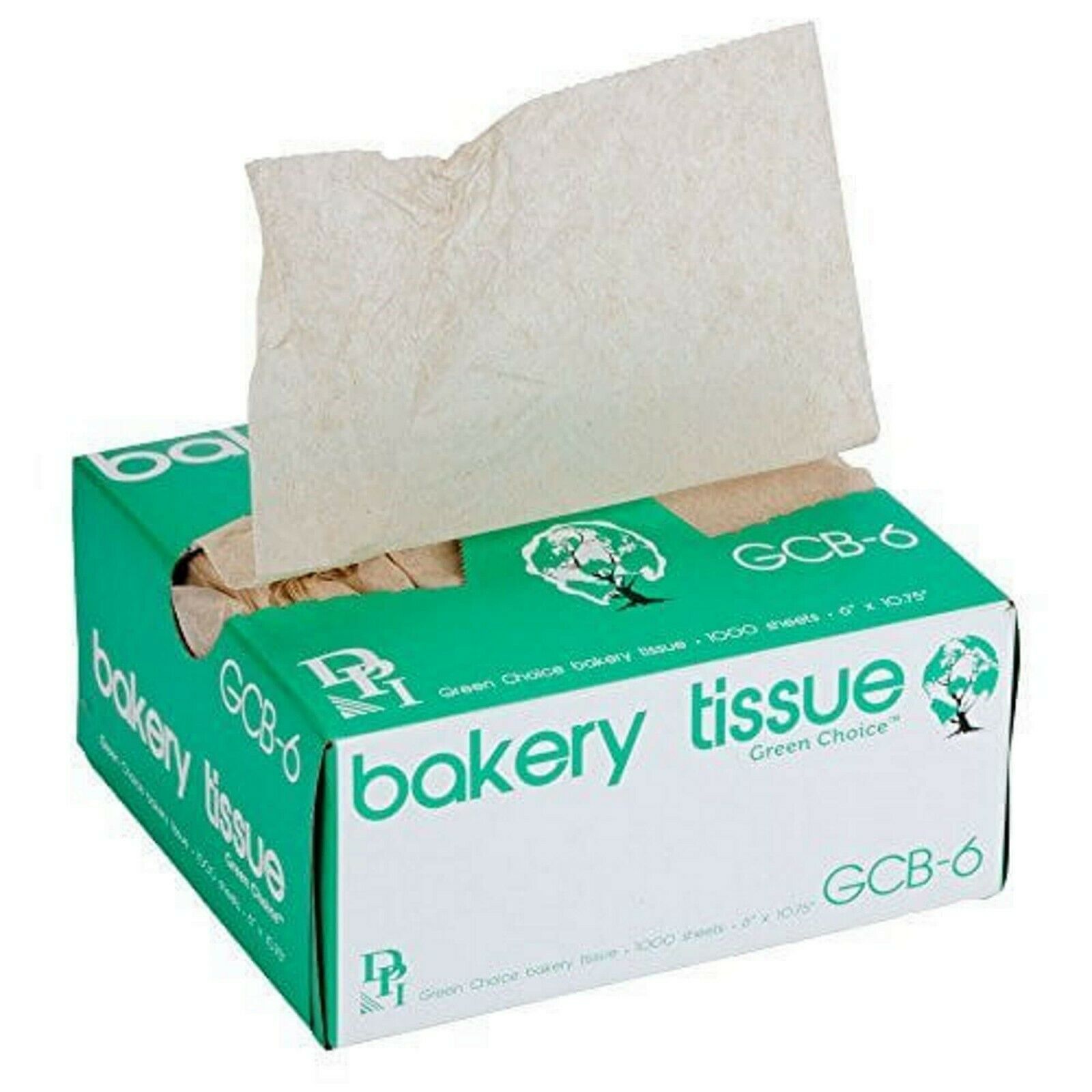 (1000 Sheets) Green Choice Bakery Tissue 6&quot; x 10.75&quot;;  Durable Packaging... - $14.65
