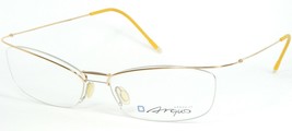 Arquo P653 405 Golden Orange /SILVER Eyeglasses Glasses Frame 52-15-135mm Italy - £130.24 GBP