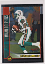 Chris Chambers Miami Dolphins WR 2002 Bowman CHROME Card # 13 Mint/NEAR Mint - $1.62