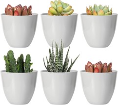 Youngever 10 Pack 3 Inch Mini Plastic Planters Indoor Flower Plant Pots,, Modern - £28.73 GBP