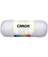 Spinrite Caron Simply Soft Solids Yarn - White, 1 Pack of 4 Piece - $49.06