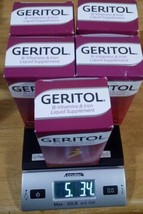 GERITOL Liquid Energy Support B Vitamin Iron Supplement 12 oz Exp. 03/25 5 pack - £75.84 GBP