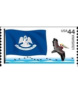 2009 44c Flags of Our Nation, Louisiana State, Coil Single Scott 4294 Mi... - $36.34 MXN