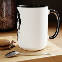 Stylish 15oz Two-Tone Coffee Mugs for a Perfect Coffee Experience - £18.07 GBP