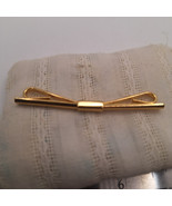 Straight Bar Gold Tone Collar Clip 2 1/4&quot; - $10.80