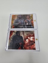 The Walking Dead Tyreese #3 card &amp; Sasha Williams #50 Topps 2016 Protect... - £7.28 GBP