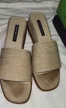 Sesto Meucci Sermet Natural Size 9.5 Tan Sandal In Original Box - £38.36 GBP