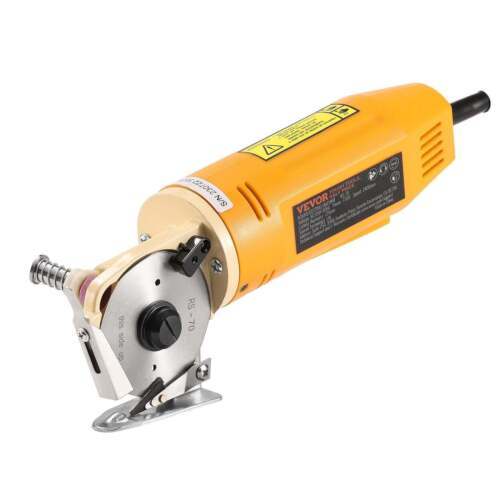 Fabric Cutter, 170W Electric Rotary Fabric Cutting Machine, 1" Cutting Thickness