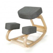 Ergonomic Kneeling Chair Rocking Office Desk Stool Upright Posture-Gray - $2,613.11 MXN