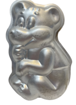 Vintage Wilton 508 477 Small Smiling Bear Cake Mold Pan 9 x 5.5 inches S... - £13.09 GBP