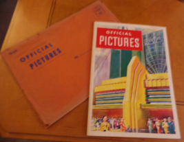 1933 Worlds Fair Booklet Vintage Official Pictures w original envelope VG+ - $20.00