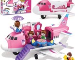 Liberty Imports Pink Airplane Toy Private Jet Transport Cargo Vehicle - ... - £30.63 GBP