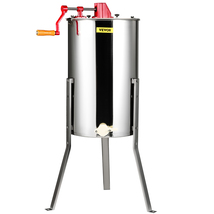 VEVOR Manual Honey Extractor, 3 Frames Honey Spinner Extractor, Stainless - $123.90