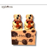 Salt and Pepper Dalmatian 2 Piece Ceramic Table Set Collectible Dog - $317.34 MXN
