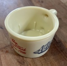 Vtg 70’s Old Spice Shaving Soap Mug Shulton Ship Grand Turk Salem 1786 - $12.00
