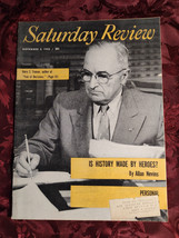 Saturday Review November 5 1955 Harry Truman Allan Nevins Emily Davie - £6.90 GBP