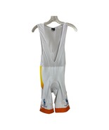 Men’s White Cycling Bib Shorts XL – Padded Seat, Mesh Back, Compression Fit - $34.20