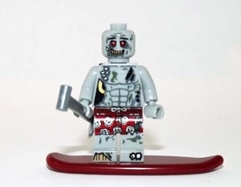 Minifigure Custom Toy Surf Zombie Horror Movie - £5.46 GBP