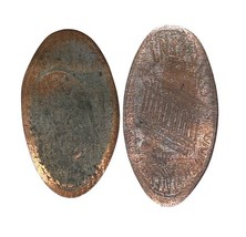 Lot 6 Vintage Pressed Souvenir Pennies Shamu Hollywood Erie PA Haunted Mansion image 3
