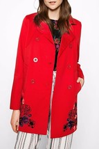 Desigual Norma red coat 42 - £47.11 GBP