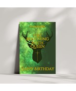 Fire Breathing Bitch Queen Birthday Card, Throne of Glass Inspired, Aelin - $7.99