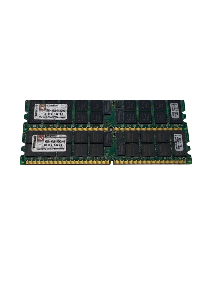 Kingston KTH-XW9400K2/4G 4GB (2X2GB) DDR2-677 PC2-5300 Server Memory w60 - $19.11