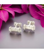 Tiffany &amp; Co &quot;Atlas&quot; Cufflinks Sterling Silver 9.29 Grams Estate TIF914 - €220,00 EUR
