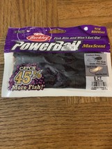 Berkley PowerBait Max Scent PBMSCH4-SBP 4&quot; Creature Hawg Smoke Black Purple-NEW - £23.39 GBP