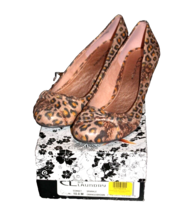 CL by Chinese Laundry Sonnet Orange/Brown Sparkle Pump Heels Shoes Sz 10 NEW - £21.64 GBP