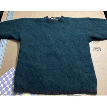 Eddie Bauer Green Legends Wool Knit Pullover XL, Vtg Men’s Sweater, 100% Wool - £19.14 GBP