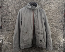 Oakley Factory Pilot Jacket Mens Size XL Gray Full Zip Windbreaker Hoodie - $44.99