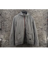 Oakley Factory Pilot Jacket Mens Size XL Gray Full Zip Windbreaker Hoodie - $44.99