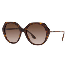 BURBERRY BE4375 401713 Shiny Dark Havana/Brown Gradient 55-18-140 Sunglasses ... - $135.44