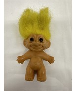 RUSS 4&quot; Troll Doll - No Clothes / Naked with Yellow Dirty Hair - $9.65 CAD