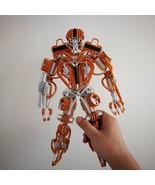 Metal transformers statue, Wire art sculpture, Bumblebee nordic figurine... - $225.67 CAD