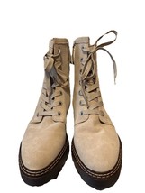 NEW Nordstrom NoMoonie -Lea combat boot Water Resistant In Beige Sand 8.5 - €25,47 EUR