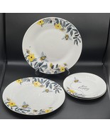 Royal Norfolk   Floral Dinner Plate Set 2- Large Plates &amp; 2 Small Plates... - £23.87 GBP