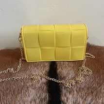 Golden Mini Jelly Crossbody Bag with Gold Chain - $15.45