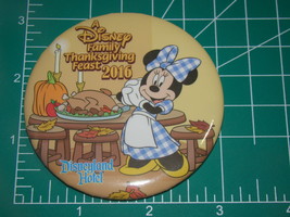 Disneyland Hotel - A Disney Family Thanksgiving Feast 2016 - Button Pin - $228.43 MXN